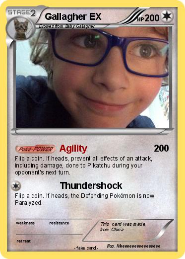 Pokemon Gallagher EX