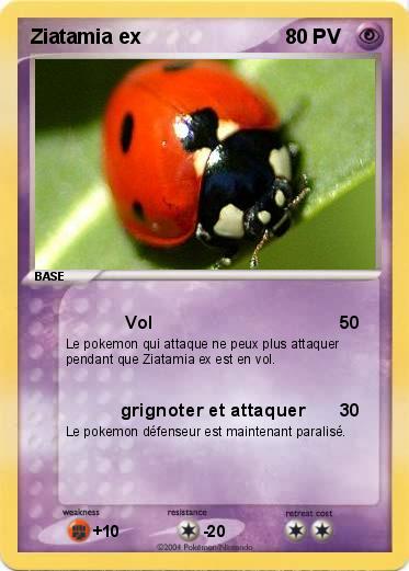Pokemon Ziatamia ex