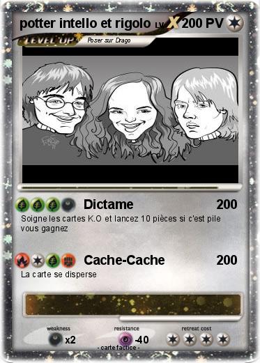 Pokemon potter intello et rigolo