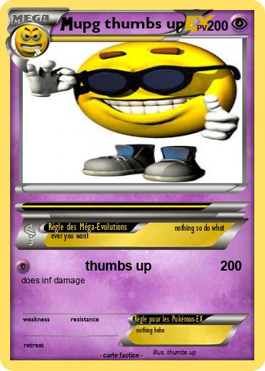Pokemon upg thumbs up