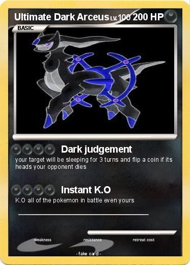 Pokemon Ultimate Dark Arceus