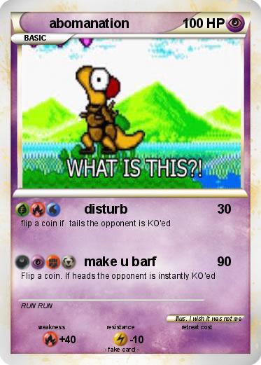 Pokemon abomanation