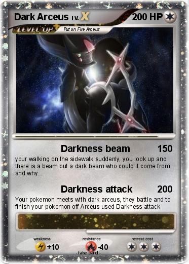 Pokemon Dark Arceus