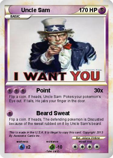 Pokemon Uncle Sam