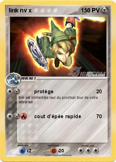 Pokemon link nv x