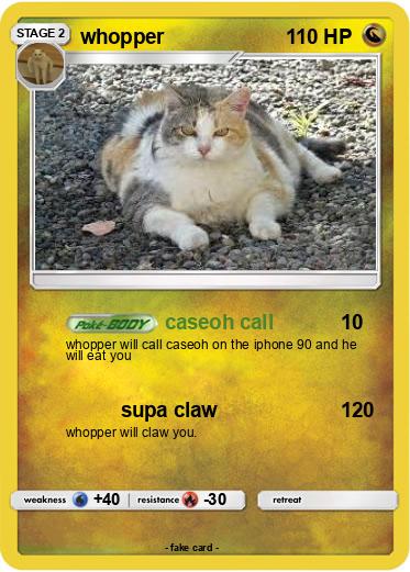 Pokemon whopper