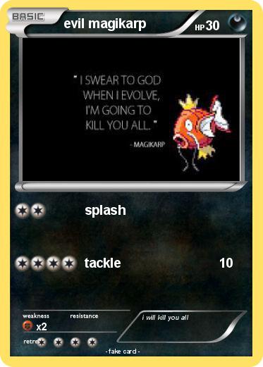 Pokemon evil magikarp