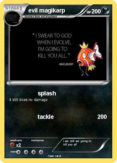 Pokemon evil magikarp