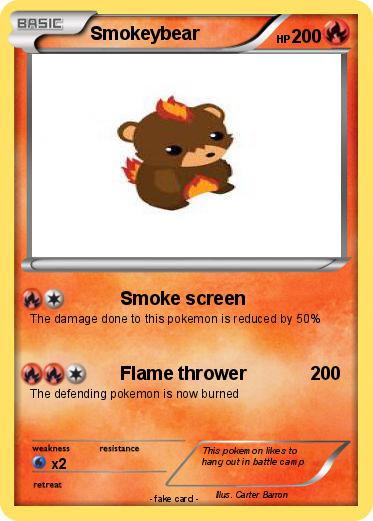 Pokemon Smokeybear