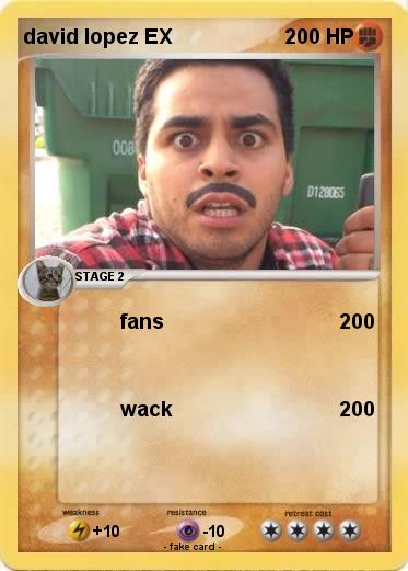 Pokemon david lopez EX