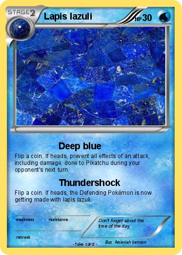 Pokemon Lapis lazuli