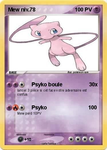 Pokemon Mew niv.78
