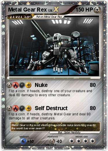 Pokemon Metal Gear Rex