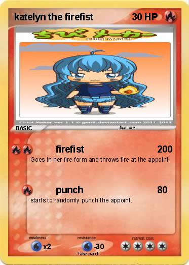 Pokemon katelyn the firefist