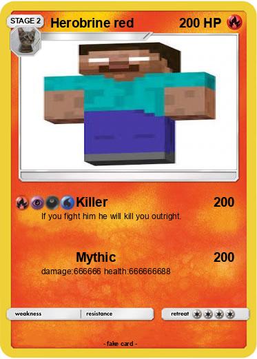 Pokemon Herobrine red