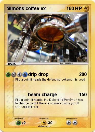 Pokemon Simons coffee ex