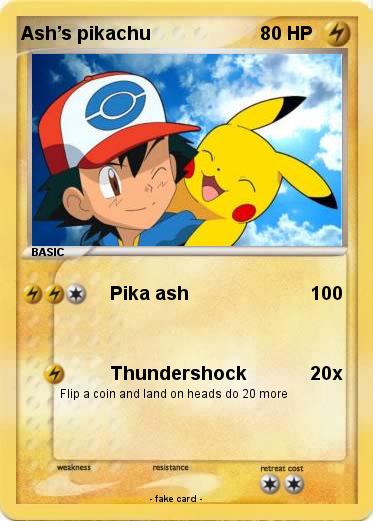 Pokemon Ash’s pikachu