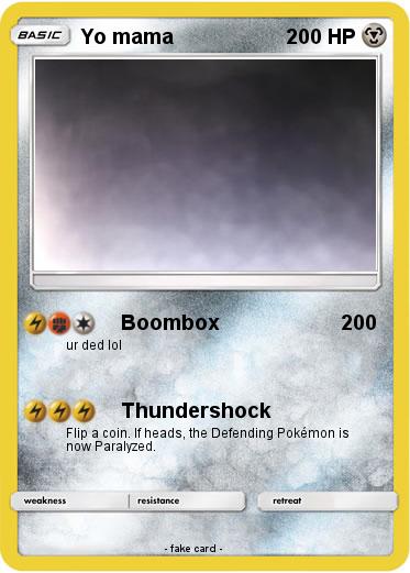 Pokemon Yo mama