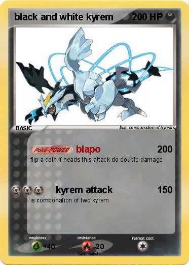 Pokemon black and white kyrem