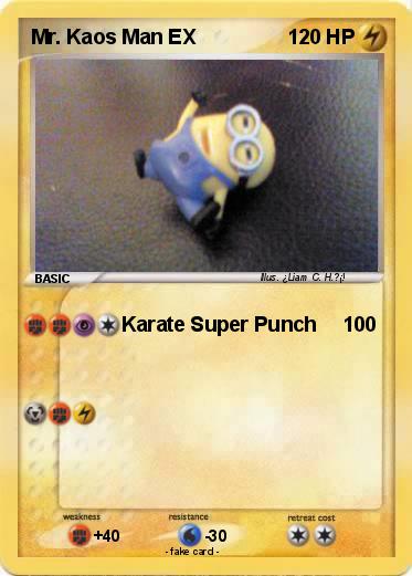 Pokemon Mr. Kaos Man EX