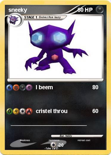 Pokemon sneeky