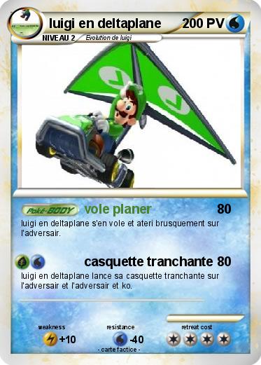 Pokemon luigi en deltaplane