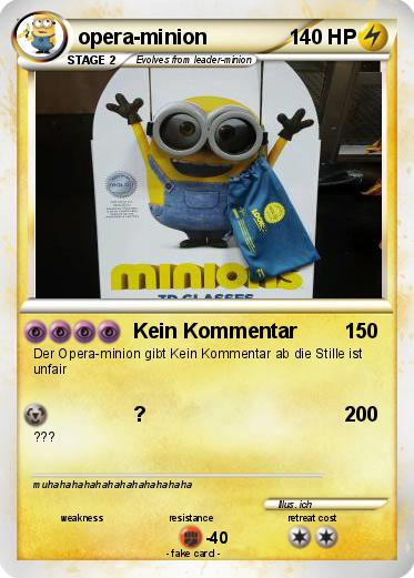 Pokemon opera-minion