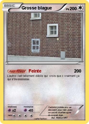 Pokemon Grosse blague