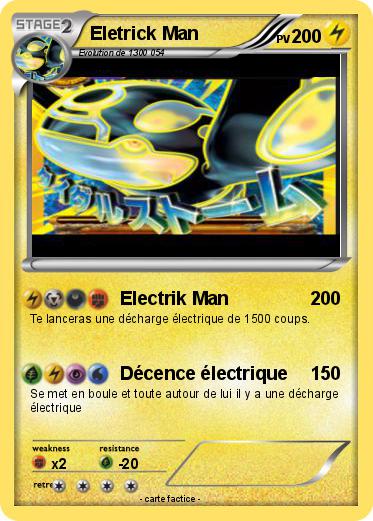 Pokemon Eletrick Man