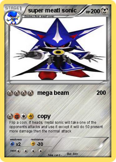 Pokemon super meatl sonic