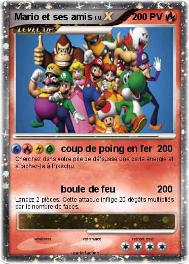 Pokemon Mario et ses amis
