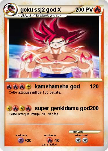 Pokemon goku ssj2 god X