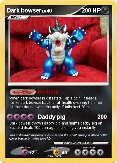 Pokemon Dark bowser