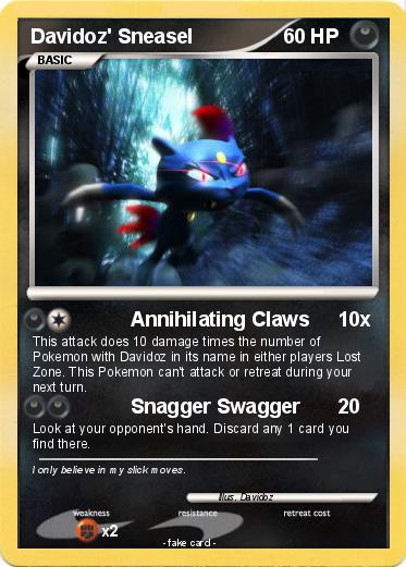 Pokemon Davidoz' Sneasel