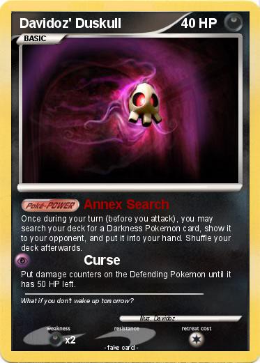 Pokemon Davidoz' Duskull