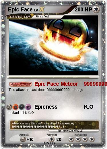 Pokemon Epic Face