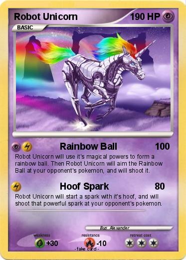 Pokemon Robot Unicorn