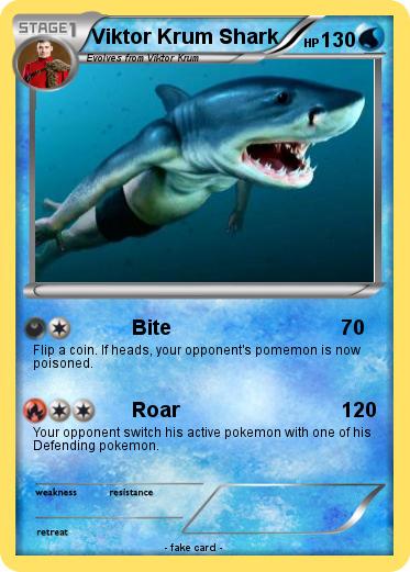 Pokemon Viktor Krum Shark
