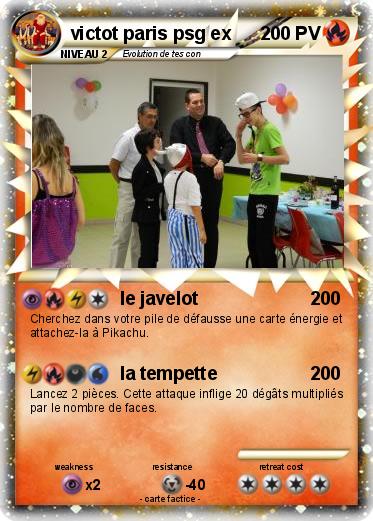Pokemon victot paris psg ex