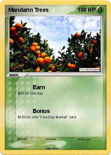 Pokemon Mandarin Trees