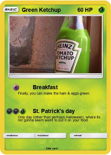 Pokemon Green Ketchup