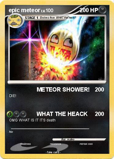 Pokemon epic meteor