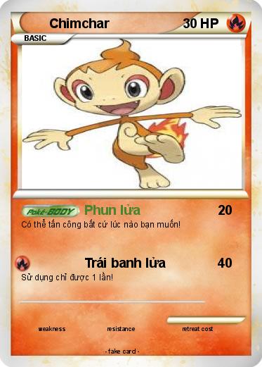 Pokemon Chimchar