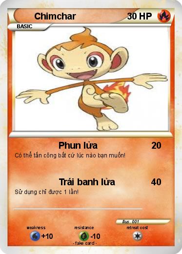 Pokemon Chimchar