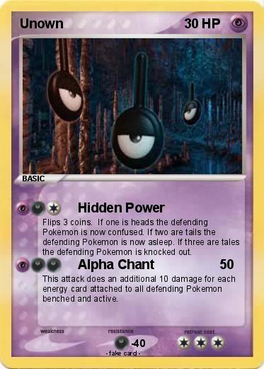 Pokemon Unown