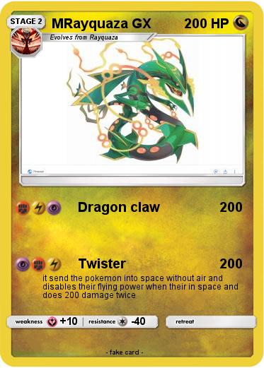Pokemon MRayquaza GX
