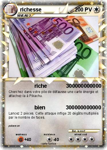 Pokemon richesse