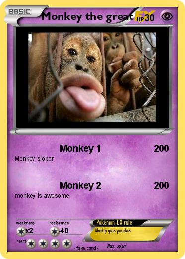 Pokemon Monkey the great