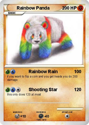 Pokemon Rainbow Panda