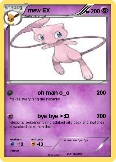 Pokemon mew EX